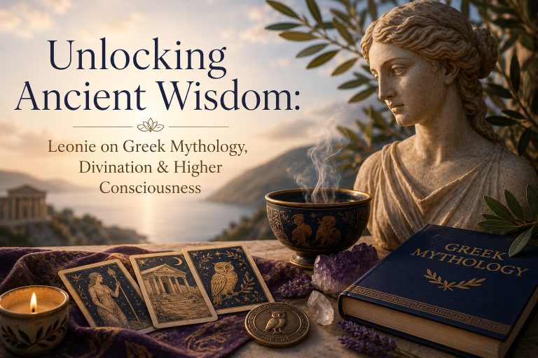Unlocking Ancient Wisdom: Leonie on Greek Mythology, Divination & Higher Consciousness