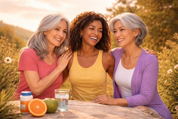 Afternoon smiles and healthy moments